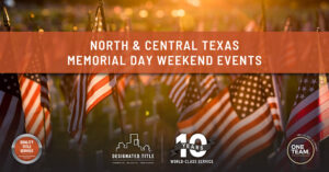North & Central Texas Memorial Day Weekend Events