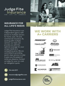 Judge Fite Insurance Ad Flyer