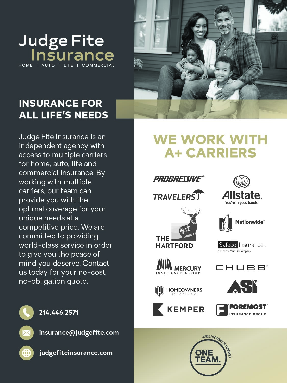 Judge Fite Insurance Ad Flyer