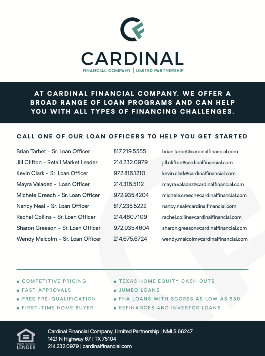 Cardinal Financial Moving Guide